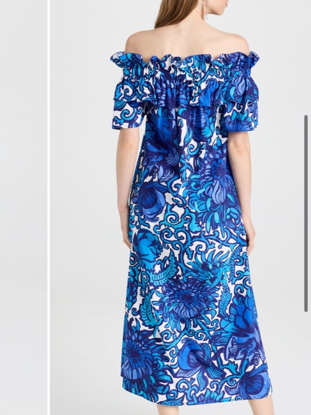 La DoubleJ breakfast floral midi dress - Picture 2 of 10